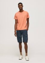 calabaza naranja camiseta de algodón liso Pepe Jeans 06X4995 hombres - Imagen 2