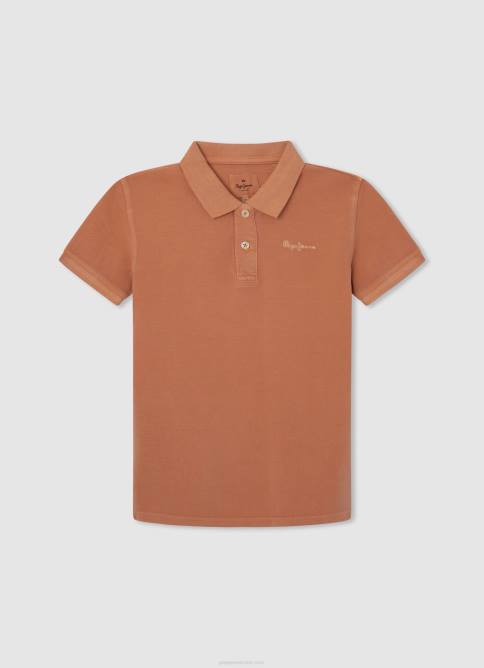 calabaza_naranja_polo_de_pique_con_logo_bordado_pepe_jeans_06x41657_chico.jpg calabaza naranja polo de piqué con logo bordado Pepe Jeans 06X41657 chico - Imagen 1