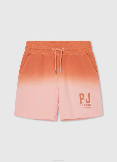calabaza naranja shorts deportivos con diseño colour block Pepe Jeans 06X41698 chico - Imagen 1