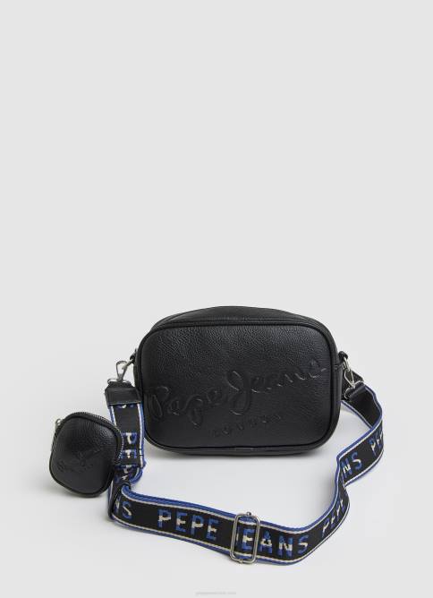 camello bolsa crossbody con logo en relieve Pepe Jeans 06X4714 mujer - Imagen 4