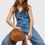 camello bolso bombonera de ante Pepe Jeans 06X4724 mujer