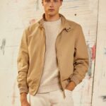 camello chaqueta harrington de algodón Pepe Jeans 06X4830 hombres