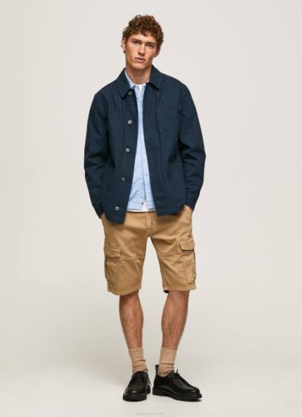 camello pantalones cortos de carga de Jared Pepe Jeans 06X41114 hombres