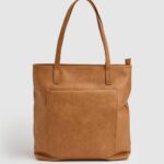 camello tote con logo en relieve Pepe Jeans 06X4710 mujer