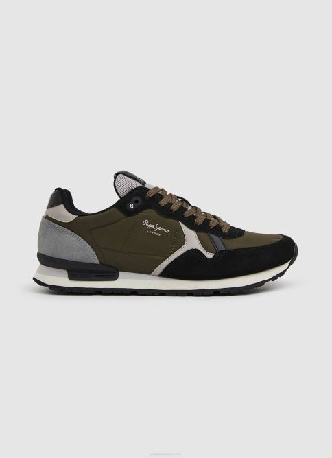 carbon_zapatillas_retro_brit_man_studio_pepe_jeans_06x41202_hombres.jpg carbón zapatillas retro brit man studio Pepe Jeans 06X41202 hombres - Imagen 1