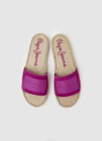 ciruela clara sandalias siva berry de piel Pepe Jeans 06X4680 mujer - Imagen 2
