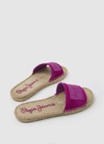 ciruela clara sandalias siva berry de piel Pepe Jeans 06X4680 mujer - Imagen 4