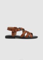 coñac sandalias planas hayes rome Pepe Jeans 06X4655 mujer