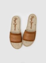 coñac sandalias siva berry de piel Pepe Jeans 06X4682 mujer - Imagen 2