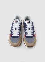 Denim oscuro zapatillas combinadas hombre brit Pepe Jeans 06X41175 hombres - Imagen 2
