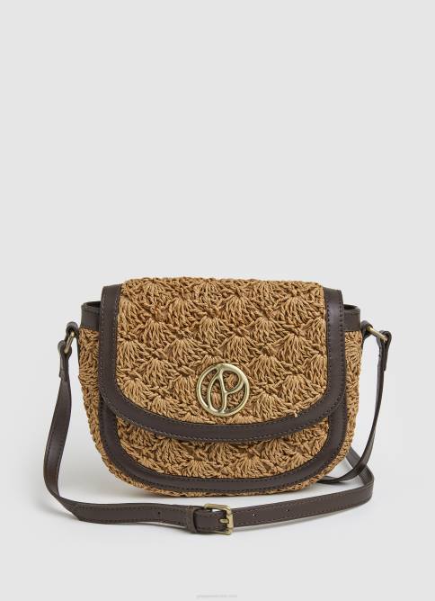 dulwich bolsa de canasta de paja tejida Pepe Jeans 06X4743 mujer - Imagen 4