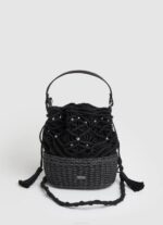 dulwich bolsa de canasta de paja tejida Pepe Jeans 06X4743 mujer - Imagen 5