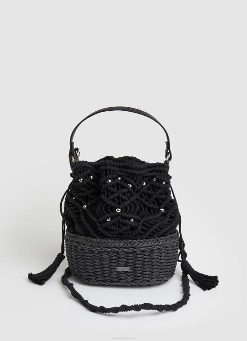 dulwich bolsa de canasta de paja tejida Pepe Jeans 06X4743 mujer - Imagen 5