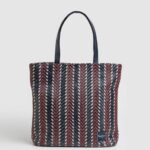 dulwich bolso shopper de tela con zigzag Pepe Jeans 06X4739 mujer