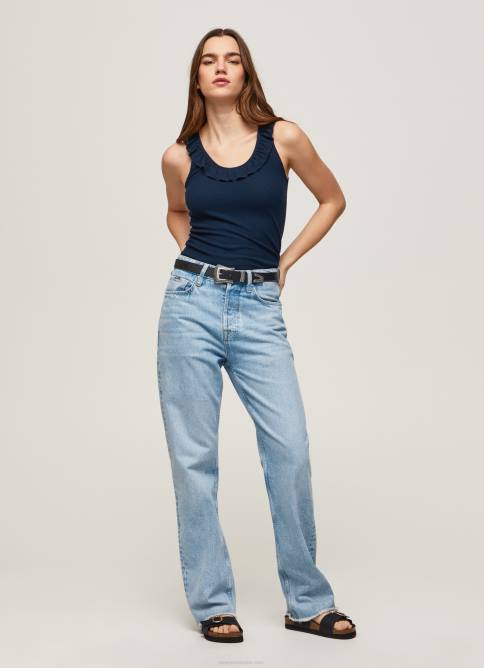 dulwich camiseta con volantes en el cuello Pepe Jeans 06X4441 mujer - Imagen 2
