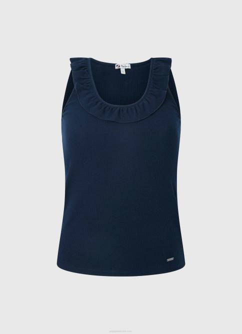 dulwich camiseta con volantes en el cuello Pepe Jeans 06X4441 mujer - Imagen 5