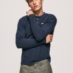 dulwich camiseta de punto gofrado Pepe Jeans 06X4923 hombres
