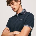 dulwich polo de piqué con logo bordado Pepe Jeans 06X41076 hombres