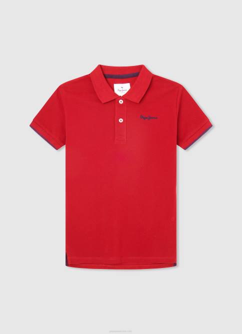 dulwich polo de piqué con logo bordado Pepe Jeans 06X41673 chico - Imagen 3