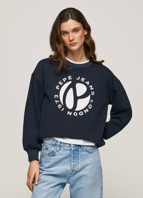dulwich_sueter_con_logo_circular_pepe_jeans_06x4279_mujer.jpg dulwich suéter con logo circular Pepe Jeans 06X4279 mujer - Imagen 1
