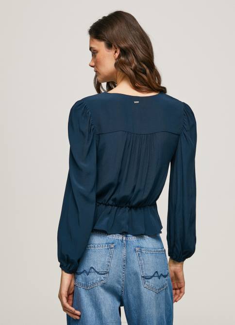 dulwich top corto con cuello en V Pepe Jeans 06X4325 mujer - Imagen 4