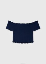 dulwich top fruncido de manga corta Pepe Jeans 06X41425 chica - Imagen 2