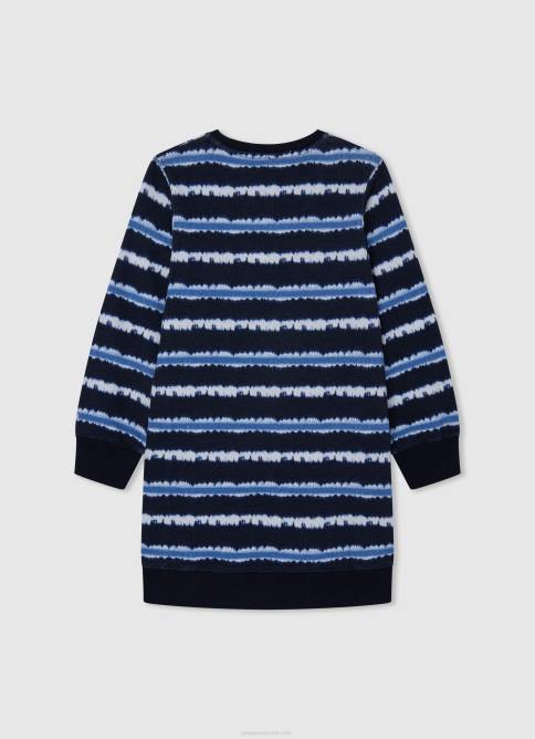 dulwich vestido corto con rayas degradadas Pepe Jeans 06X41391 chica - Imagen 2