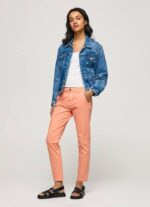 durazno pantalones chinos maura regular Pepe Jeans 06X4308 mujer