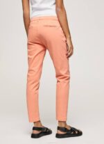 durazno pantalones chinos maura regular Pepe Jeans 06X4308 mujer - Imagen 4