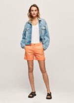 durazno shorts chinos de corte regular Pepe Jeans 06X4522 mujer