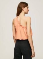 durazno top con escote asimétrico Pepe Jeans 06X4355 mujer - Imagen 4
