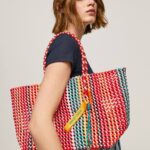 estudio rojo bolsa de plástico tejida Pepe Jeans 06X4720 mujer