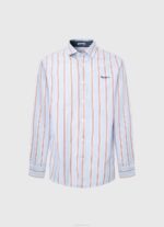 estudio rojo camisa lister fil-a-fil slim fit Pepe Jeans 06X41065 hombres - Imagen 5