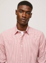 estudio rojo camisa percy de popelina con rayas de bengala Pepe Jeans 06X41074 hombres - Imagen 3
