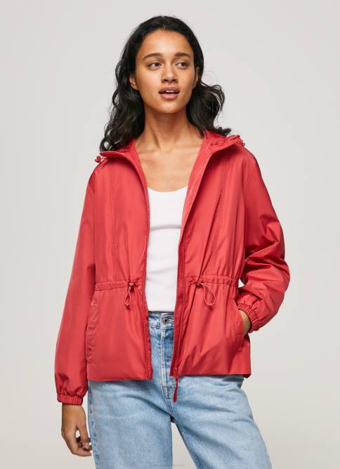 estudio_rojo_chaqueta_cortavientos_con_capucha_pepe_jeans_06x4129_mujer.jpg estudio rojo chaqueta cortavientos con capucha Pepe Jeans 06X4129 mujer - Imagen 1