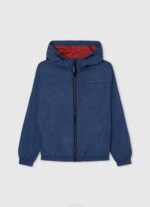 estudio rojo chaqueta cortavientos con capucha Pepe Jeans 06X41564 chico - Imagen 4