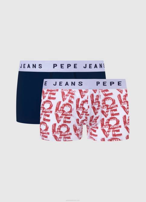 estudio rojo pack de 3 bóxers p print tk Pepe Jeans 06X41154 hombres - Imagen 5
