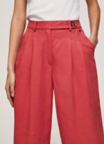 estudio rojo pantalones anchos plisados Pepe Jeans 06X4289 mujer - Imagen 3