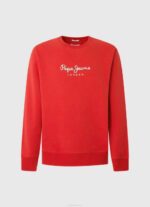 estudio rojo suéter con logo estampado Pepe Jeans 06X4890 hombres - Imagen 5