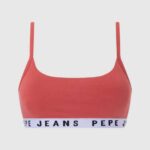 estudio rojo sujetador deportivo solid str brlt Pepe Jeans 06X4570 mujer