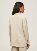 fuerte blazer liso con hombreras Pepe Jeans 06X4134 mujer - Imagen 4