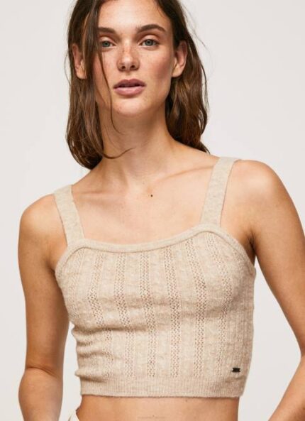fuerte top tejido con tirantes Pepe Jeans 06X4242 mujer