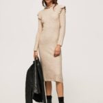 fuerte vestido midi tejido de ochos Pepe Jeans 06X4206 mujer