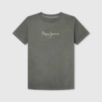 fundición playera con logo estampado Pepe Jeans 06X41612 chico