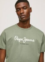fundición playera con logo estampado Pepe Jeans 06X4920 hombres