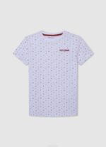 gris marga camiseta básica con logo Pepe Jeans 06X41629 chico - Imagen 4