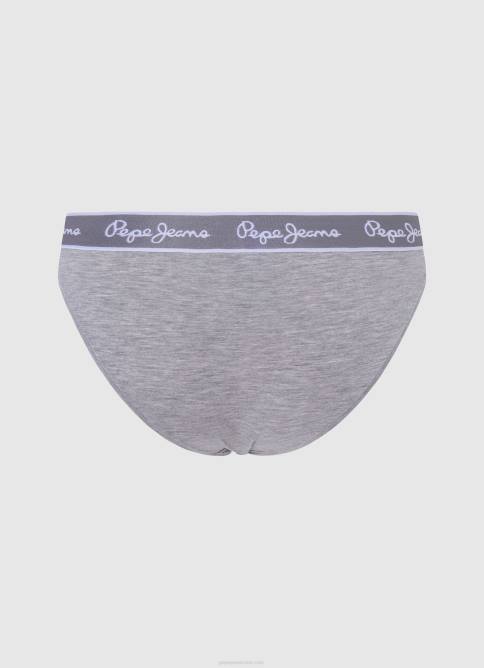gris marga panty clásico con logo estampado Pepe Jeans 06X4546 mujer - Imagen 2