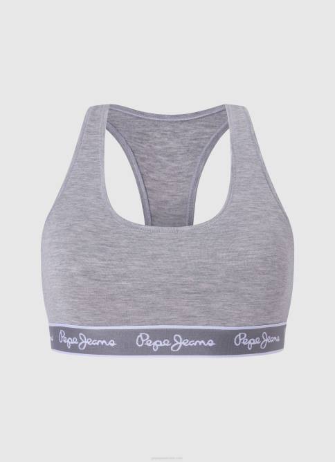 gris marga panty clásico con logo estampado Pepe Jeans 06X4546 mujer - Imagen 4