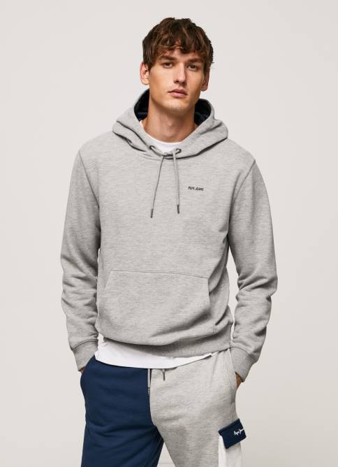 gris_marga_sudadera_con_capucha_de_algodon_ajustable_pepe_jeans_06x4896_hombres.jpg gris marga sudadera con capucha de algodón ajustable Pepe Jeans 06X4896 hombres - Imagen 1