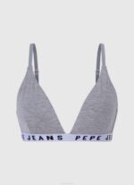 gris marga tanga clásica con logo estampado Pepe Jeans 06X4568 mujer - Imagen 4